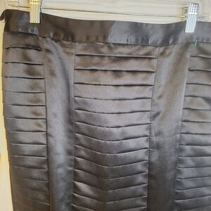 Worthington Charcoal Pleated Pencil Skirt Size 10